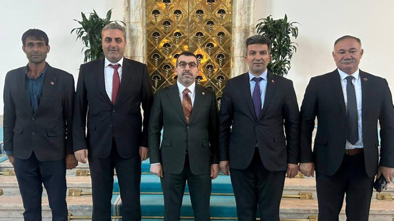 Çalkın, ilçe başkanlarıyla bir araya geldi