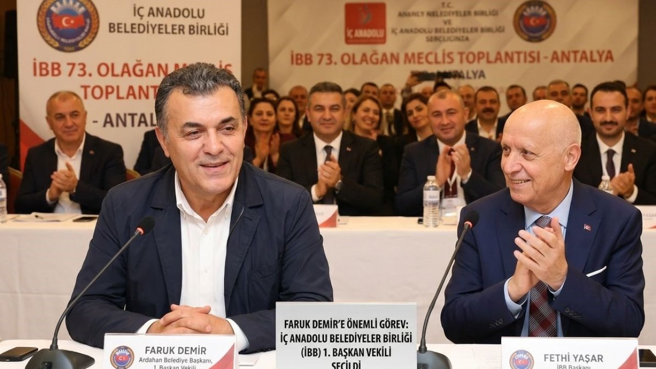 Başkan Demir, İç Anadolu Belediyeler Birliği 1. Başkan Vekili seçildi