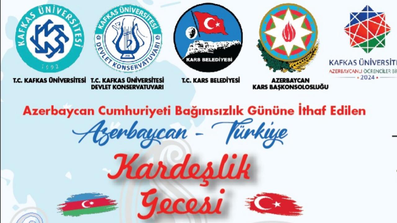 Kars’ta kardeşlik gecesi için özel konser