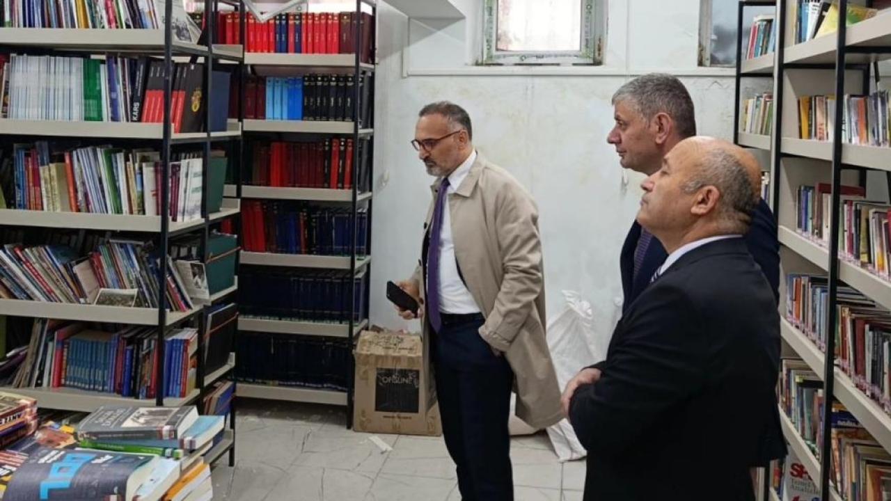Kars’ta kütüphane yatırımları yerinde incelendi