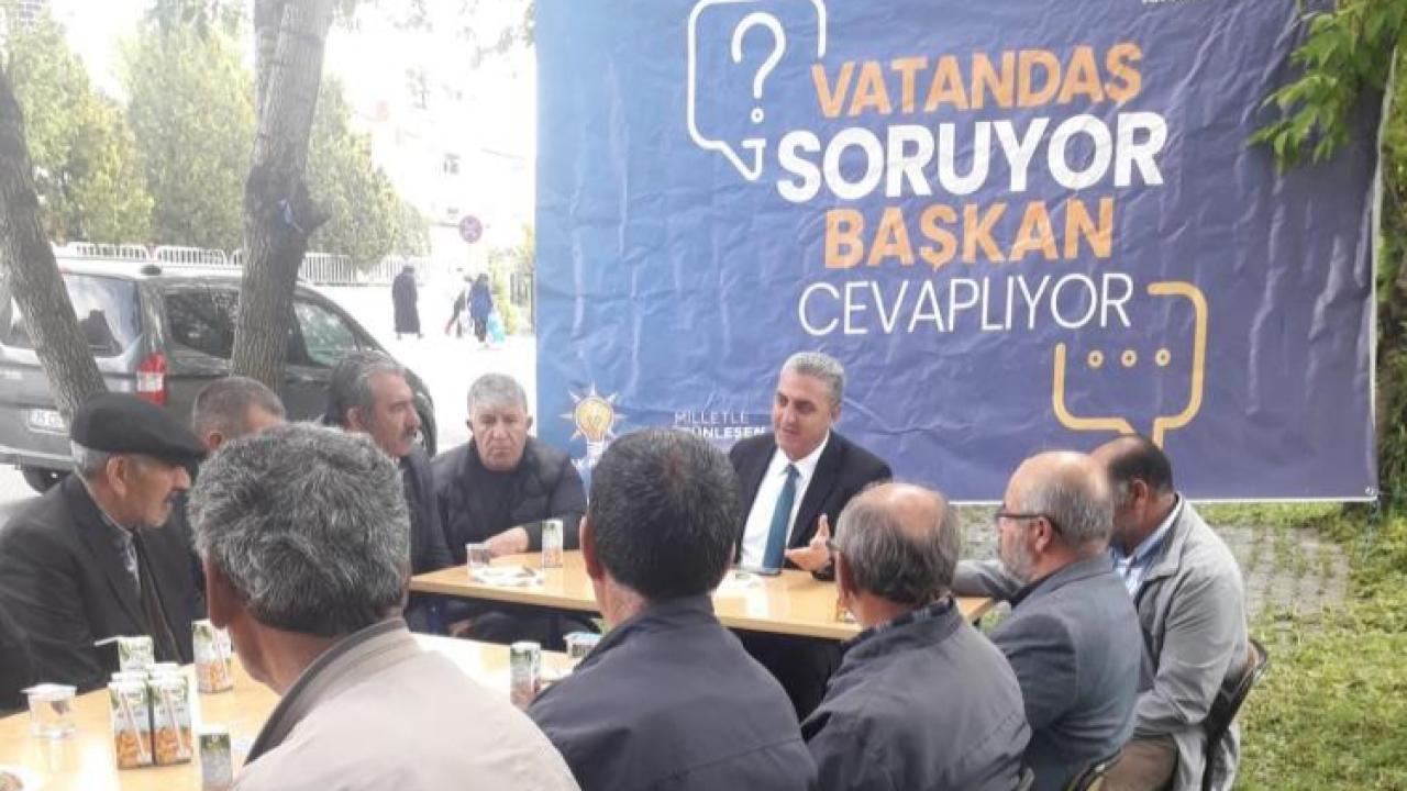 Akyaka’da "Vatandaş Soruyor, Başkan Cevaplıyor" buluşması yoğun ilgi gördü