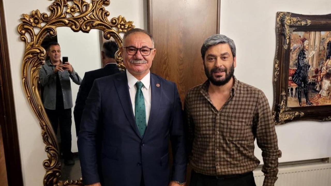 Başkan Arslan’dan "Çırak" dizisi setine ziyaret
