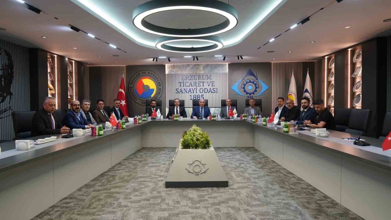 Duhok Ticaret ve Sanayi Odası ile IKBY heyetinden ETSO’ya ziyaret