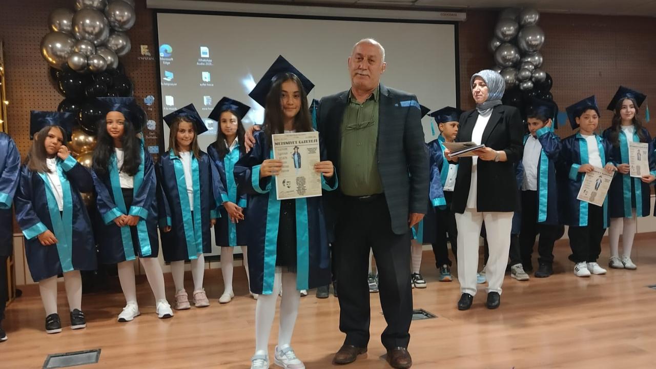 GAMP İlkokulu öğrencileri mezuniyet heyecanı yaşadı