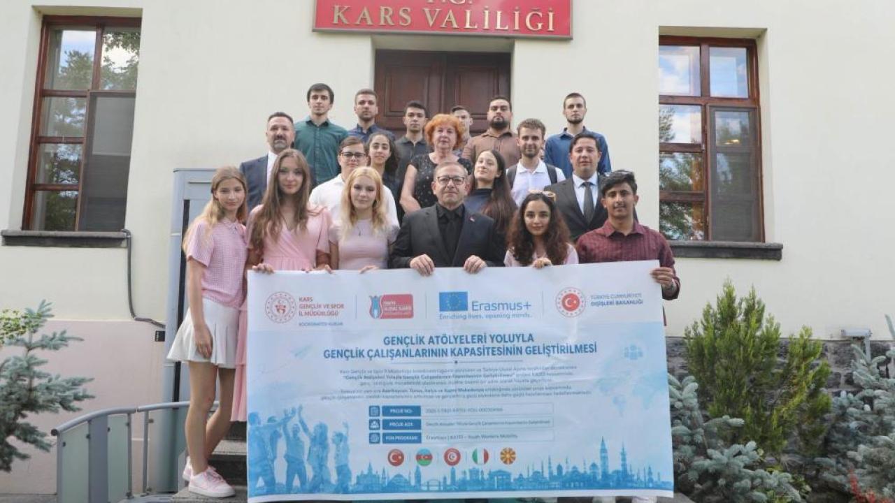 Kars, Erasmus+ Gençlik Projesine ev sahipliği yapıyor
