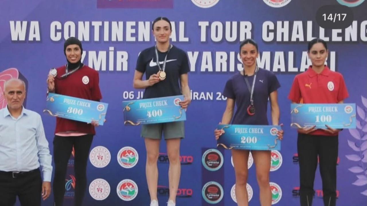 Kars’ın gururu Tuğba Toptaş’tan tarihi performans
