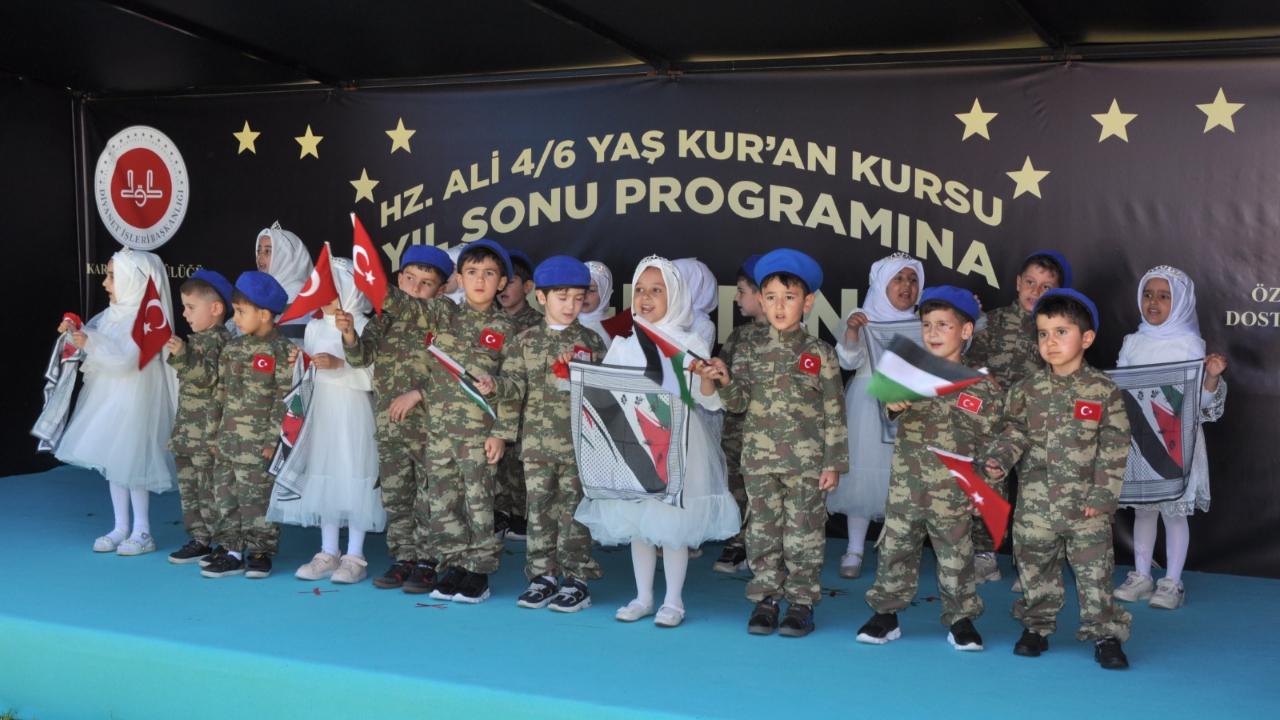 Kars’ta minik yüreklerden anlamlı gösteri