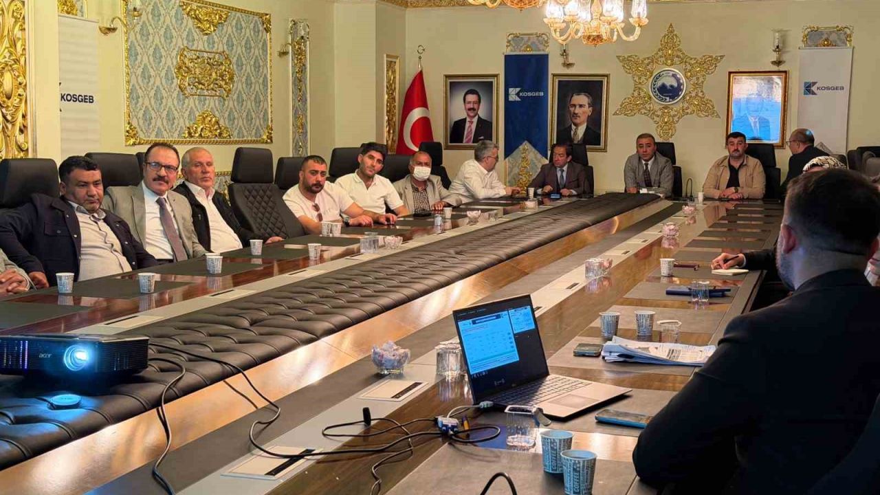 KOSGEB destek programları Ağrı’da tanıtıldı