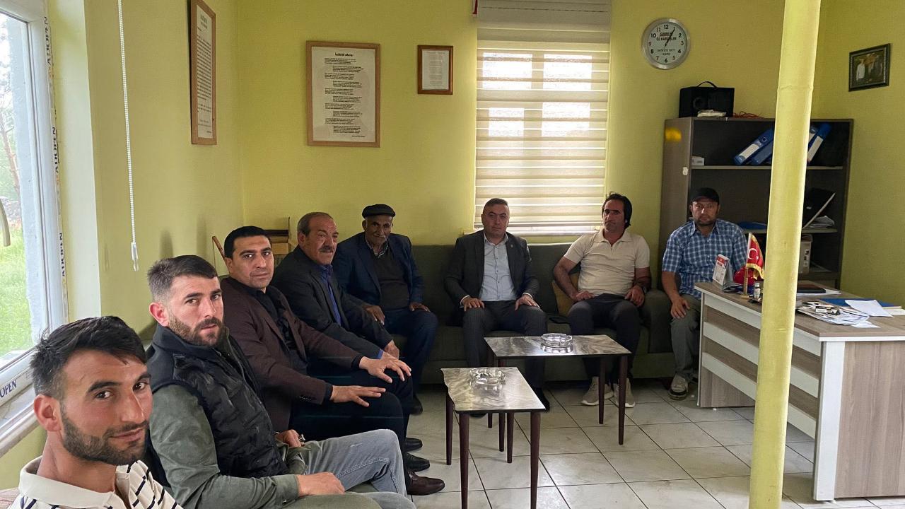 Özcan Müçük’ten üreticiye destek ziyareti