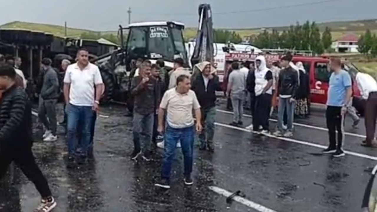 Patnos’ta zincirleme kaza: 1 ölü, 1’i ağır 4 yaralı