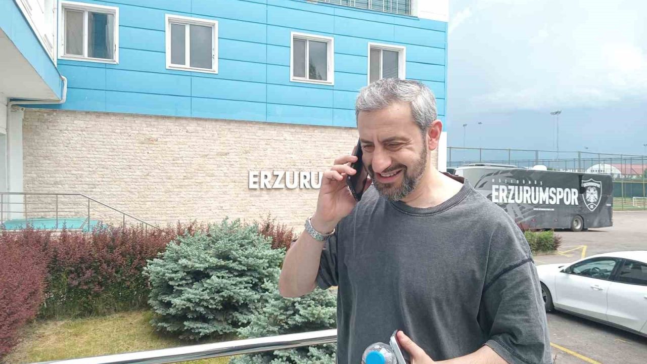 Teknik direktör Serkan Özbalta Erzurum’da