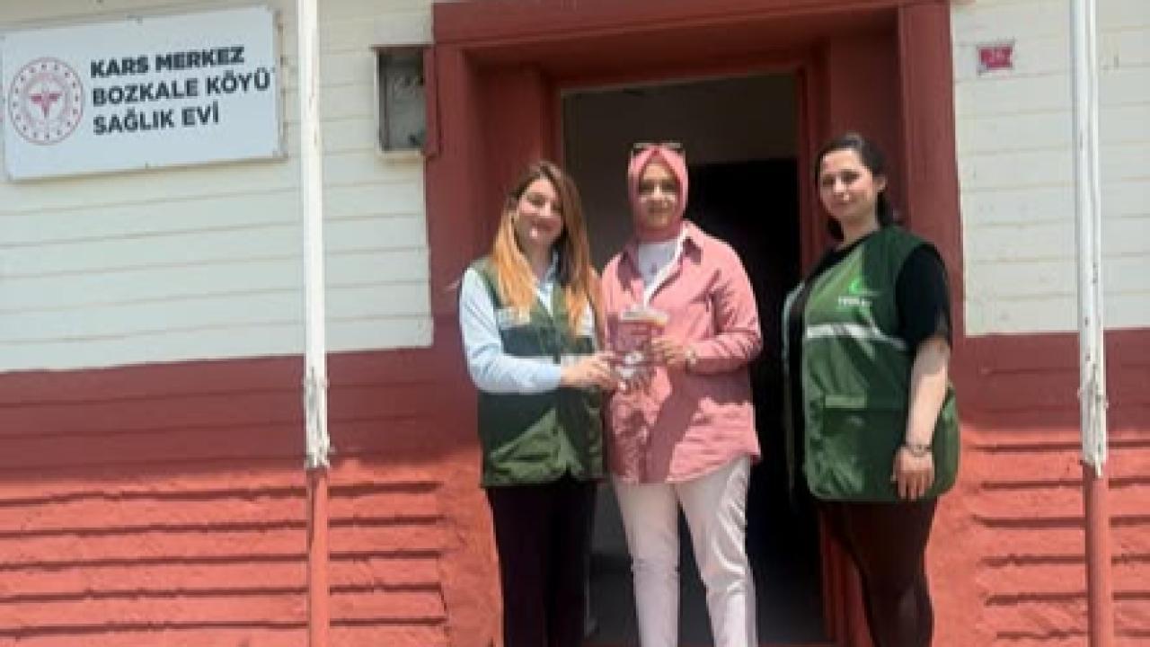 Yeşilay Kars'ta farkındalık çalışmalarını köylere taşıdı