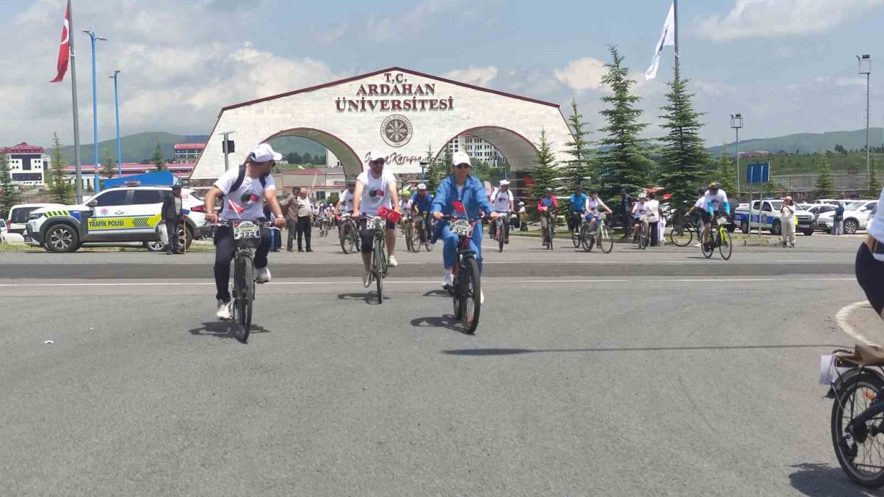 Ardahan’da bisiklet festivali başladı