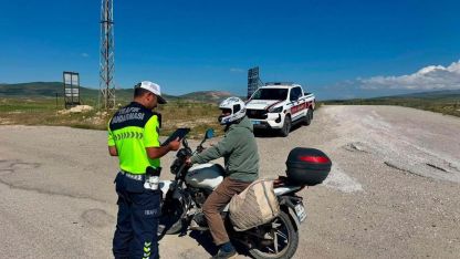 Diyadin'de trafik ve asayiş denetimleri sıkılaştırıldı