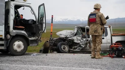 Erzurum’da jandarma bölgesinde bir ayda 25 kişi trafik kazalarında yaralandı