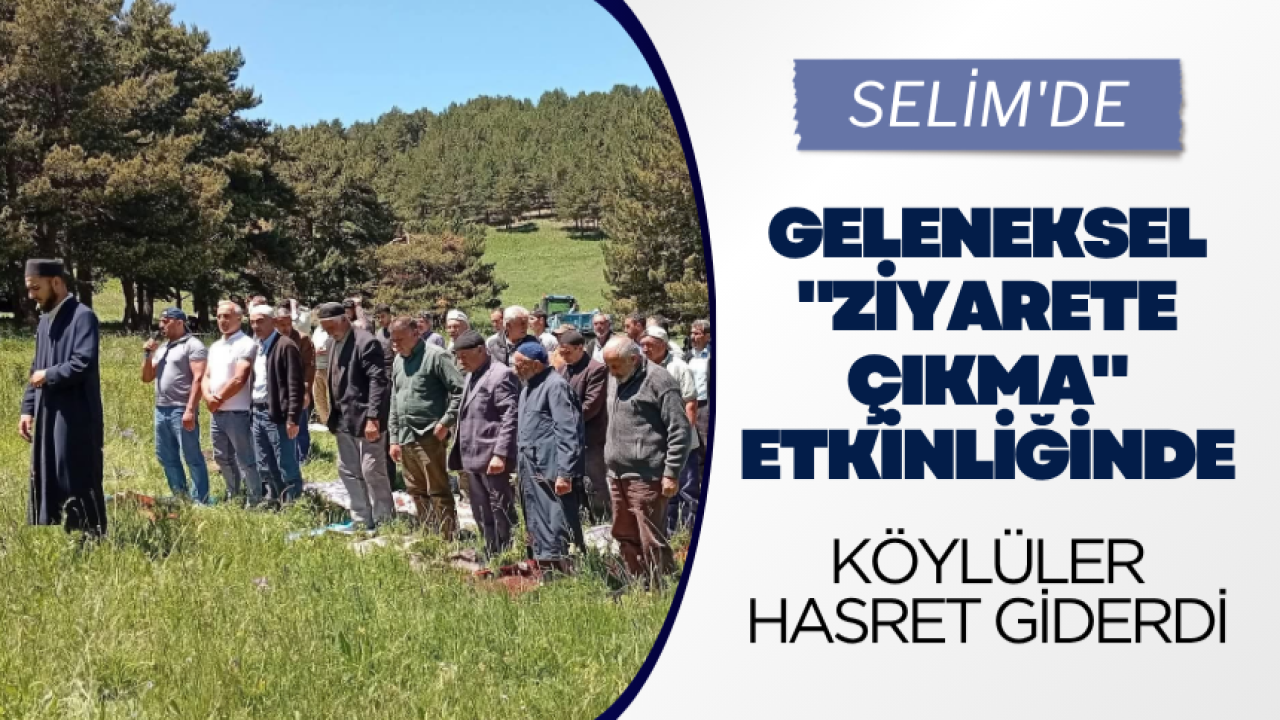 Geleneksel "ziyarete çıkma" etkinliği, köylüleri buluşturdu