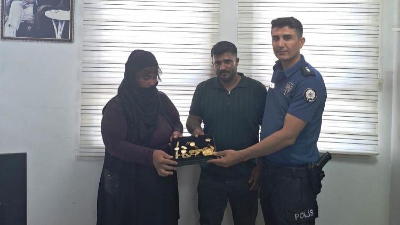 Hastane bahçesinde bulduğu ziynet eşyalarını polise teslim etti
