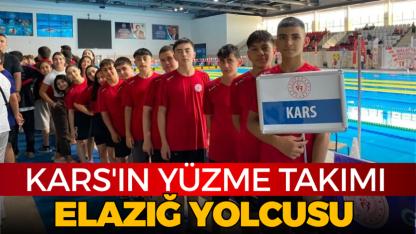 Kars'ın yüzme takımı Elazığ yolcusu