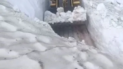 Kars’ta temmuz ortasında 3 metre kar