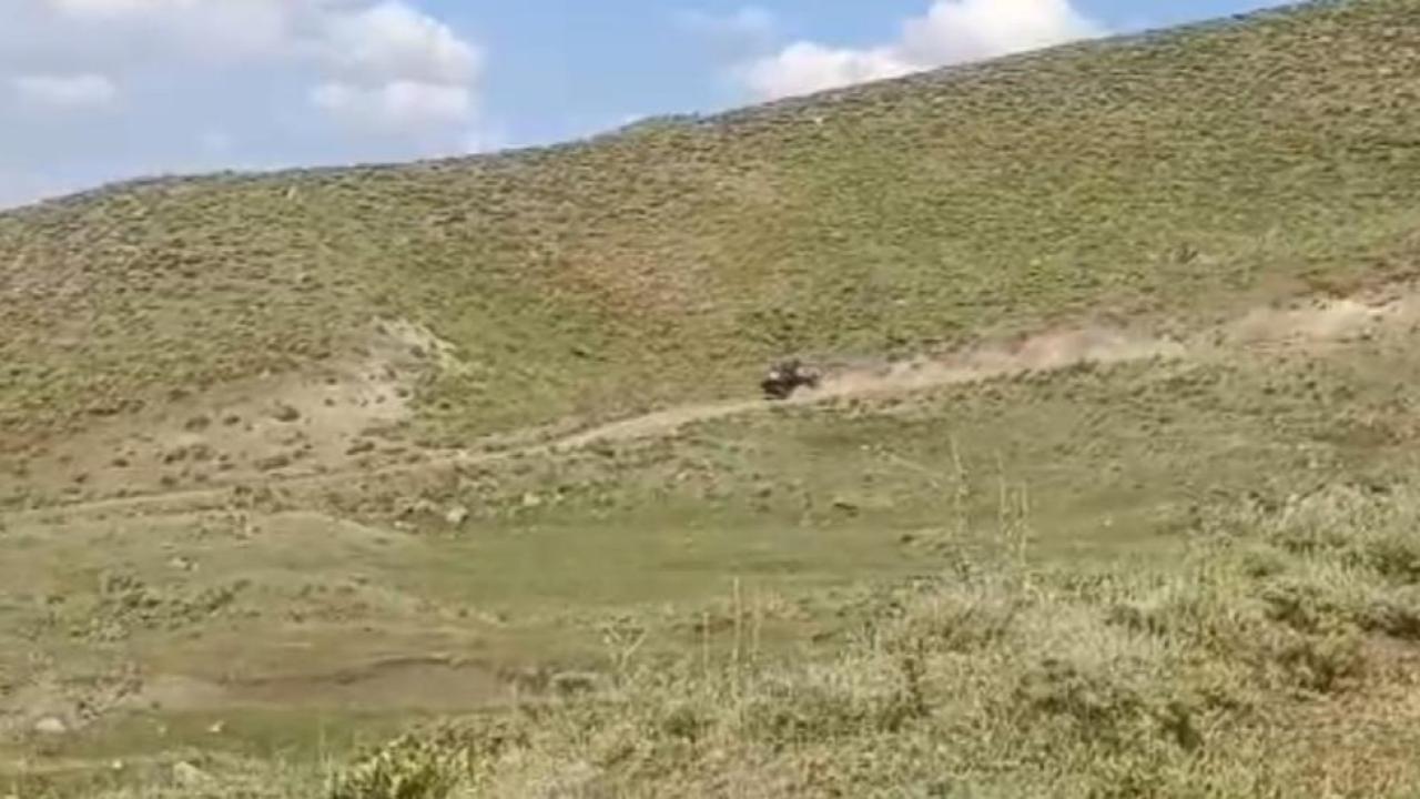 Muş'ta yayla yolunda korkutan traktör kazası