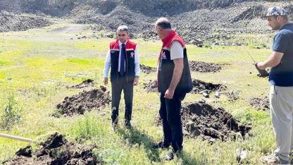 Erzurum'da kuraklığa karşı 10 bin tuz çalısı dikildi