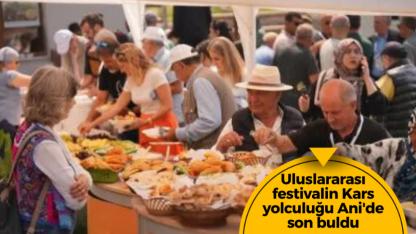Uluslararası festivalin Kars yolculuğu Ani'de son buldu